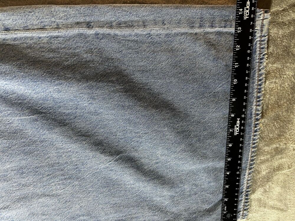 American Eagle Super High Rise Ultra Wide Leg Jeans Womens 6 Light Wash - Picture 5 of 8